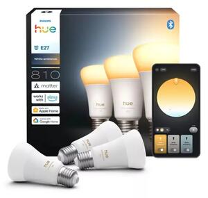 PHILIPS HUE pametna LED žarulja White Ambiance 810 A60 E27 (3 kom) 8720169364721