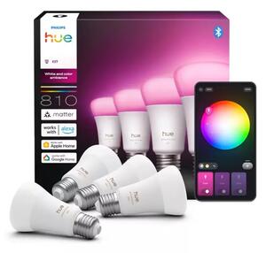 PHILIPS HUE pametna LED žarulja White and Color Ambiance 810 A60 E27 (4 kom) 8720169364486