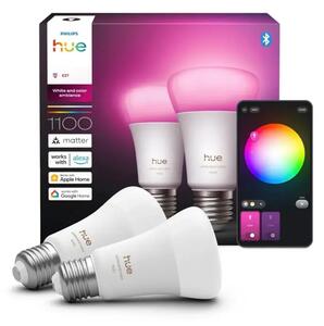 PHILIPS HUE pametna LED žarulja White and Color Ambiance 1100 A60 E27 (2 kom) 8720169365735