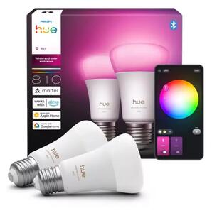 PHILIPS HUE LED reflektor (spot) White and Color Ambiance 810 A60 E27 (2 kom) 8720169364363