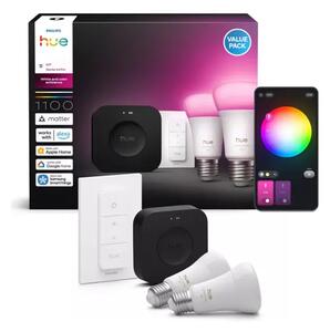 PHILIPS HUE pametna LED žarulja White Color Ambiance 1100 A60 E27 2 KIT SW V3 8720169374683