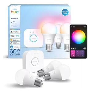 PHILIPS HUE LED reflektor (spot) E White and Color Ambiance 806 A60 E27 3KIT 8721103103673