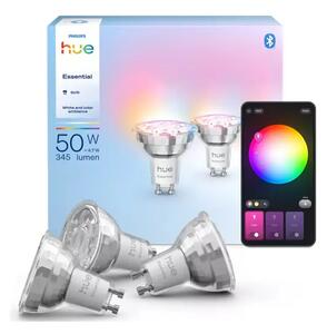 PHILIPS HUE LED reflektor (spot) ESSENTIAL and Color Ambiance 345 GU10 (3 kom) 8721103055330