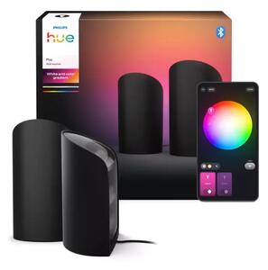 PHILIPS HUE zidna LED svjetiljka WALL WASHER 2-PACK BLACK 8720169385993