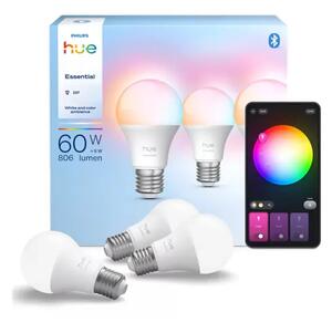 PHILIPS HUE pametna LED žarulja ESSENTIAL and Color Ambiance 806 A60 E27 (3 kom) 8721103055255