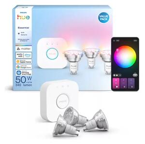 PHILIPS HUE LED reflektor (spot) E White and Color Ambiance 345 GU10 3KIT 8721103103710