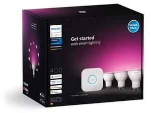 PHILIPS HUE LED reflektor (spot) White and Color Ambiance 4.2W GU10 3SET 8720169372177