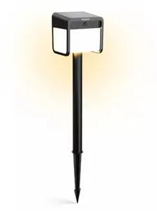 PHILIPS solarna LED svjetiljka EZRA privjesni kvadratna 30K crna IR 8720169362123