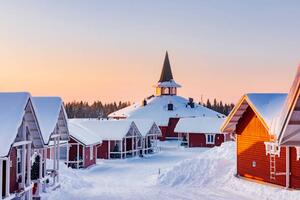 Fotografija Santa Claus village in Rovaniemi, Finland, maydays