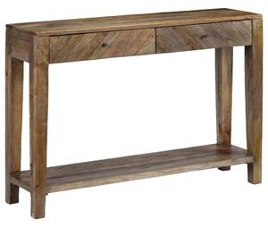 VidaXL Konzolni stol od masivnog drva manga 118 x 30 x 80 cm