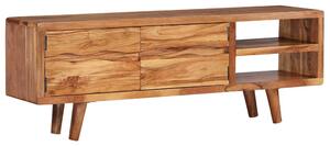 VidaXL TV ormarić od masivnog bagremovog drva s izrezbarenim vratima 117 x 30 x 40 cm