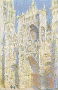 Reprodukcija Rouen Cathedral, West Facade, Sunlight (1894), Claude Monet
