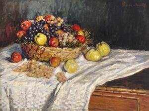 Reprodukcija A Bowl of Apples (1880), Claude Monet
