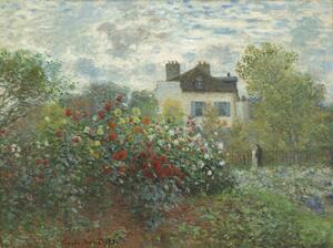 Reprodukcija The Artist's Garden in Argenteuil (1873), Claude Monet