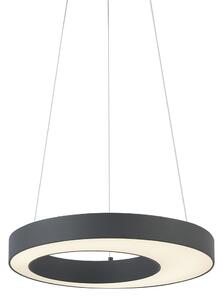 Moderna viseća svjetiljka crna 50 cm uklj. LED s 3-stupanjskim prigušivanjem - Organici