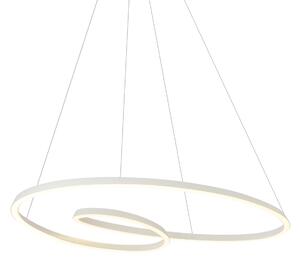 Skandinavska viseća svjetiljka bež 110 cm uklj. LED s mogućnošću prigušivanja u 3 koraka - Circuit