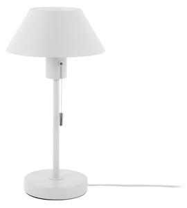 Bijela stolna lampa s metalnim sjenilom (visina 36 cm) Office Retro – Leitmotiv