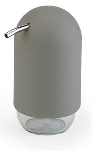 Sivi plastični dozator za sapun 230 ml Touch - Umbra