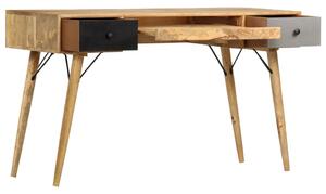 VidaXL Radni stol s ladicama 130 x 50 x 80 cm od masivnog drva manga
