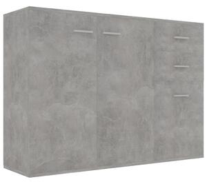 VidaXL Komoda siva boja betona 105 x 30 x 75 cm od konstruiranog drva