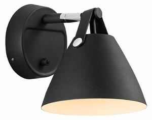 Zidne Svjetiljka DFTP by Nordlux, Strap, Crno, Dnevna soba, Metal, Moderan