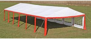 VidaXL Šator za zabave 12 x 6 m crveni