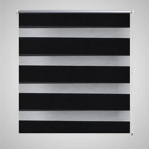 VidaXL Rolo crne zavjese sa zebrastim linijama 80 x 175 cm