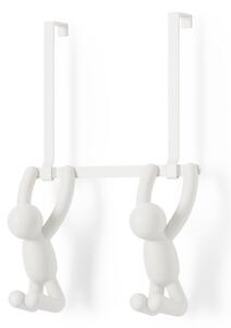 Bijela plastična vješalica za vrata 22 cm Buddy - Umbra