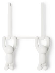 Bijela plastična vješalica za vrata 22 cm Buddy - Umbra