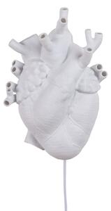 Zidne Svjetiljka SELETTI, Heart Lamp, Bijela, Dnevna soba, Keramika, Dizajn