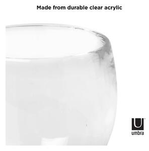 Plastična čaša za četkice za zube Droplet - Umbra