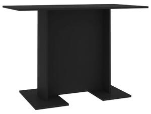 VidaXL Blagovaonski stol crni 110 x 60 x 75 cm od iverice