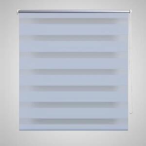 VidaXL Rolo bijele zavjese sa zebrastim linijama 80 x 150 cm