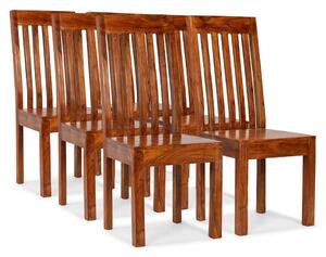 VidaXL Blagovaonske stolice od masivnog drva i šišama 6 kom moderne