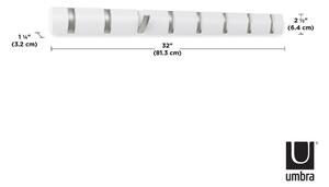 Zidna vješalica od drva bijele topole Flip - Umbra