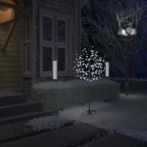 VidaXL Božićno drvce sa 120 LED žarulja hladno bijelo svjetlo 150 cm