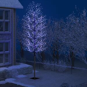 VidaXL Božićno drvce s 2000 LED žarulja plavo svjetlo 500 cm