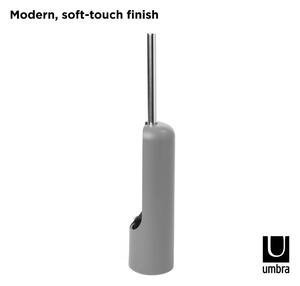 Siva plastična WC četka Touch - Umbra