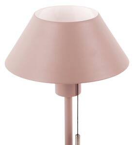 Svijetlo ružičasta stolna lampa s metalnim sjenilom (visina 36 cm) Office Retro – Leitmotif