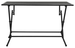 VidaXL Sklopivi mrežasti stol 120 x 60 x 72 cm čelični antracit
