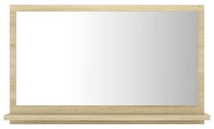 VidaXL Kupaonsko ogledalo boja hrasta 60x10,5x37 cm konstruirano drvo