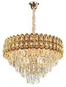 Visilica s kristalima G058-CP 60CM GOLD
