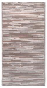VidaXL Vanjski tepih smeđe-sivi 140 x 200 cm PP