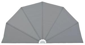 VidaXL Sklopiva bočna tenda siva 200 cm