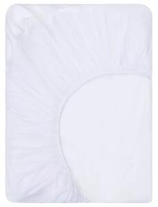 VidaXL Plahte s gumicom vodootporne 2 kom pamučne 90 x 200 cm bijele