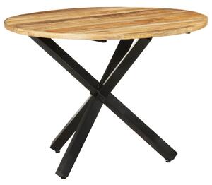 VidaXL Blagovaonski stol okrugli 100x100x75 cm od grubog drva manga
