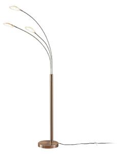 Podne Lampa Lindby, Anea, Metalik, Dnevna soba, Metal, Moderan