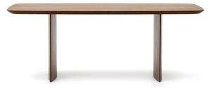 Smeđi blagovaonski stol u dekoru oraha 100x200 cm Litto – Kave Home