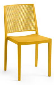 Žuta plastična vrtna stolica Grid – Rojaplast