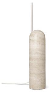 Podne Lampa ferm LIVING, Arum, Bež, Dnevna soba, Mramor, Dizajn